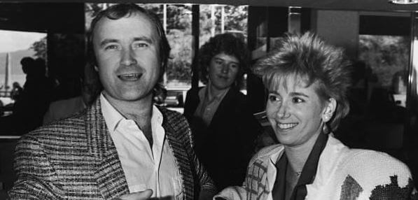 Jill Tavelman, with her ex-husband